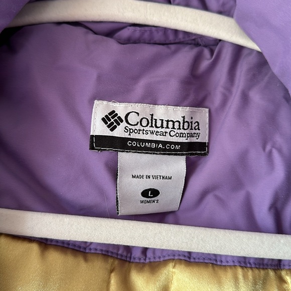 Columbia Women’s Winter/ Ski Jacket Waterproof Two Tone Purple Size L - Picture 5 of 7